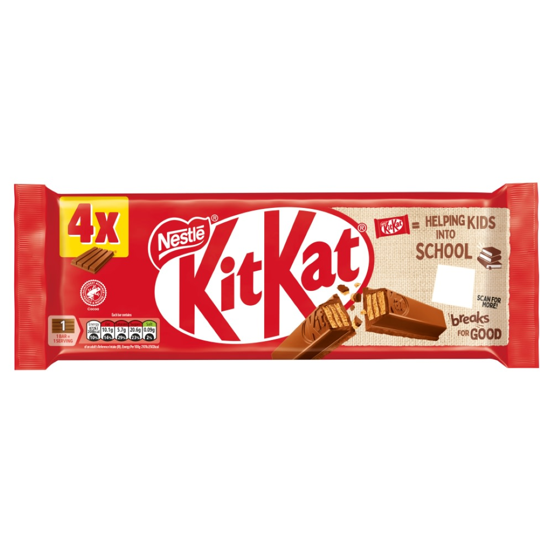 KITKAT 4 FINGER 4PACK 166G